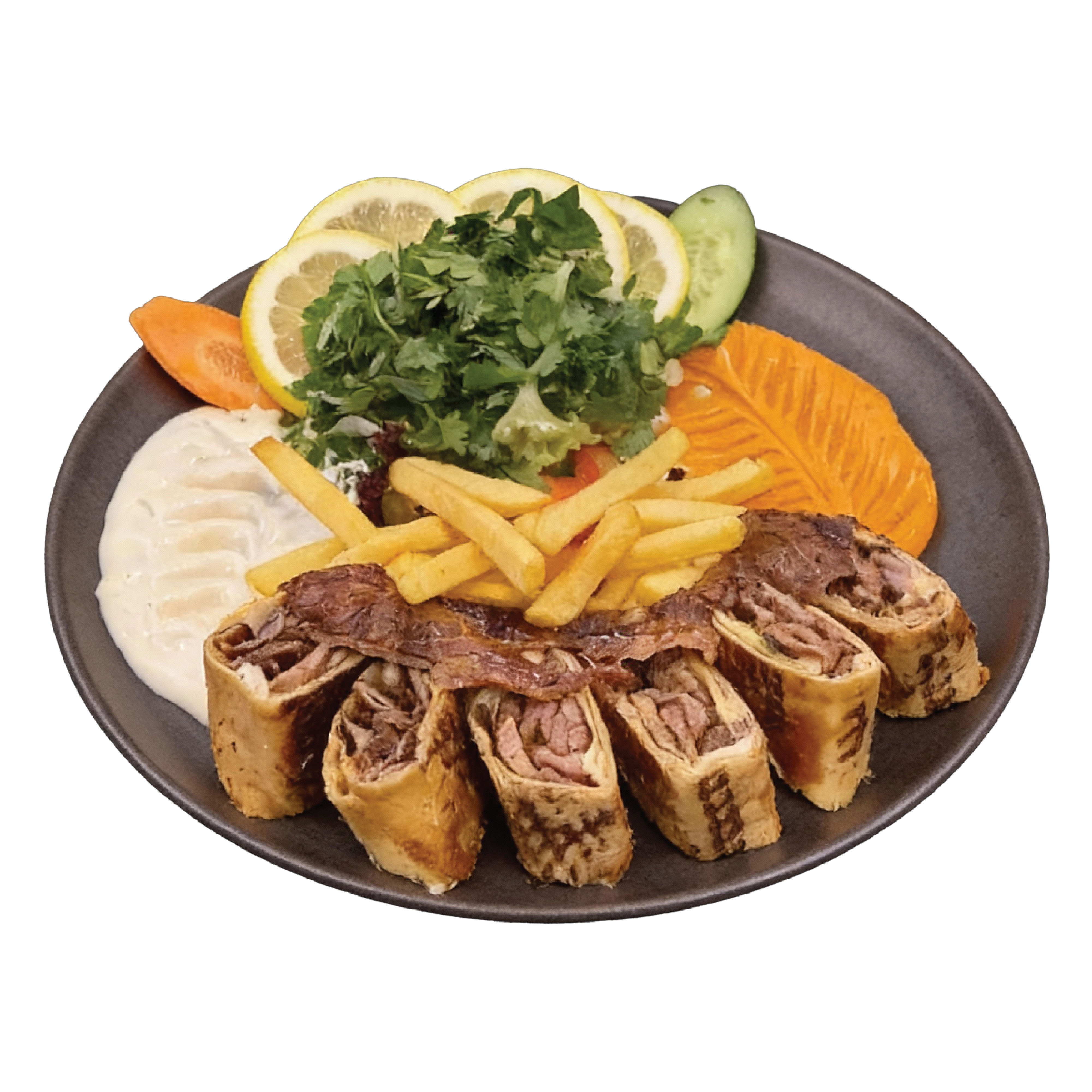 Lamm Shawarma Arabe Teller