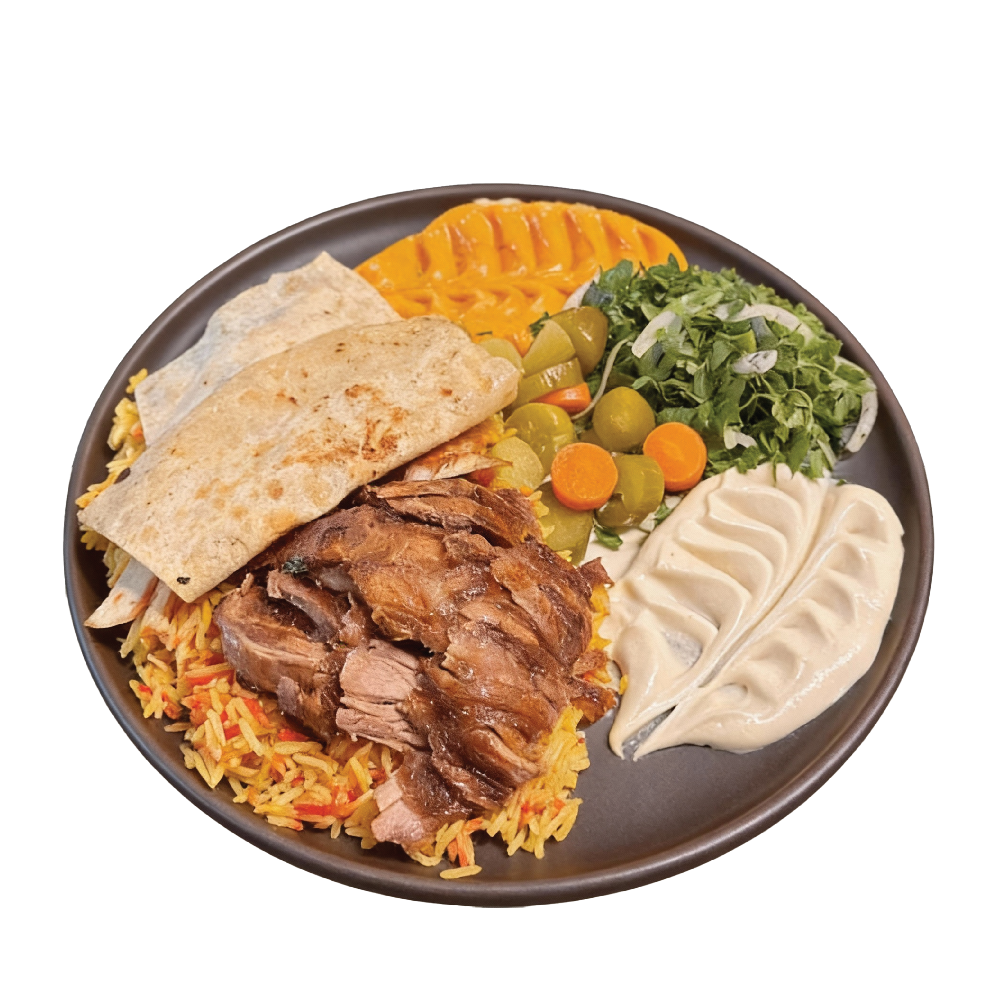 Lamm Shawarma Teller