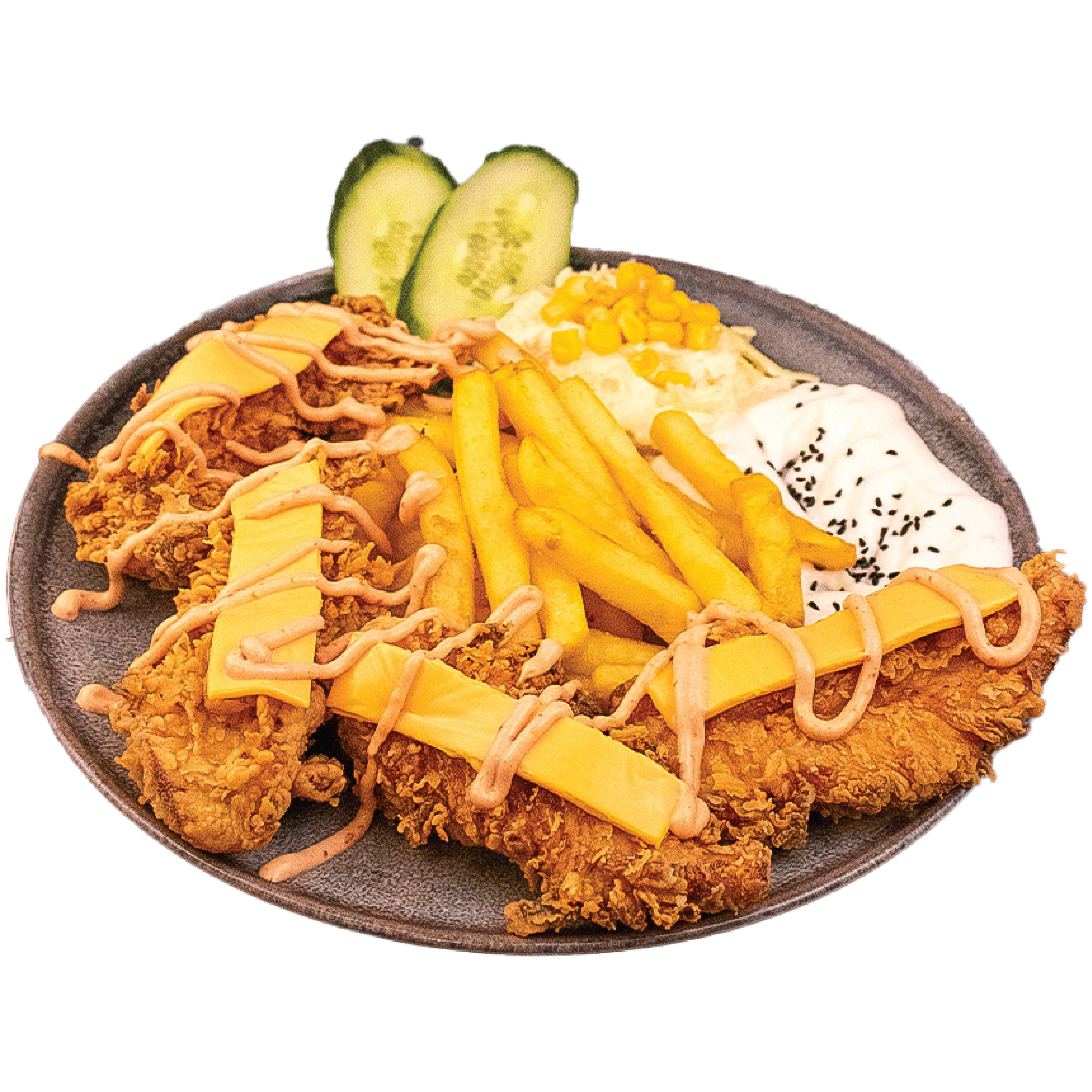 Zinger Menü (scharf)