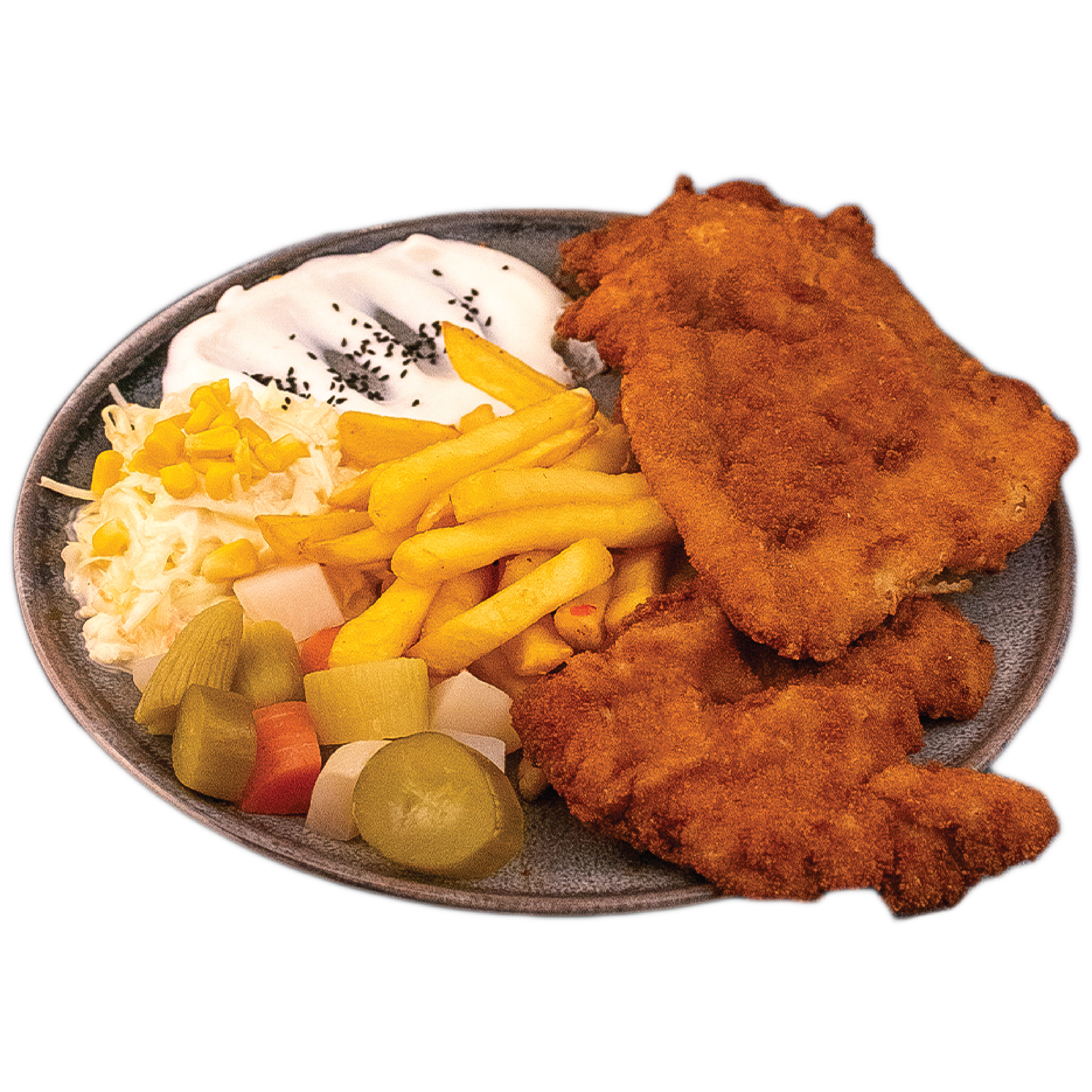 Schnitzel Menü
