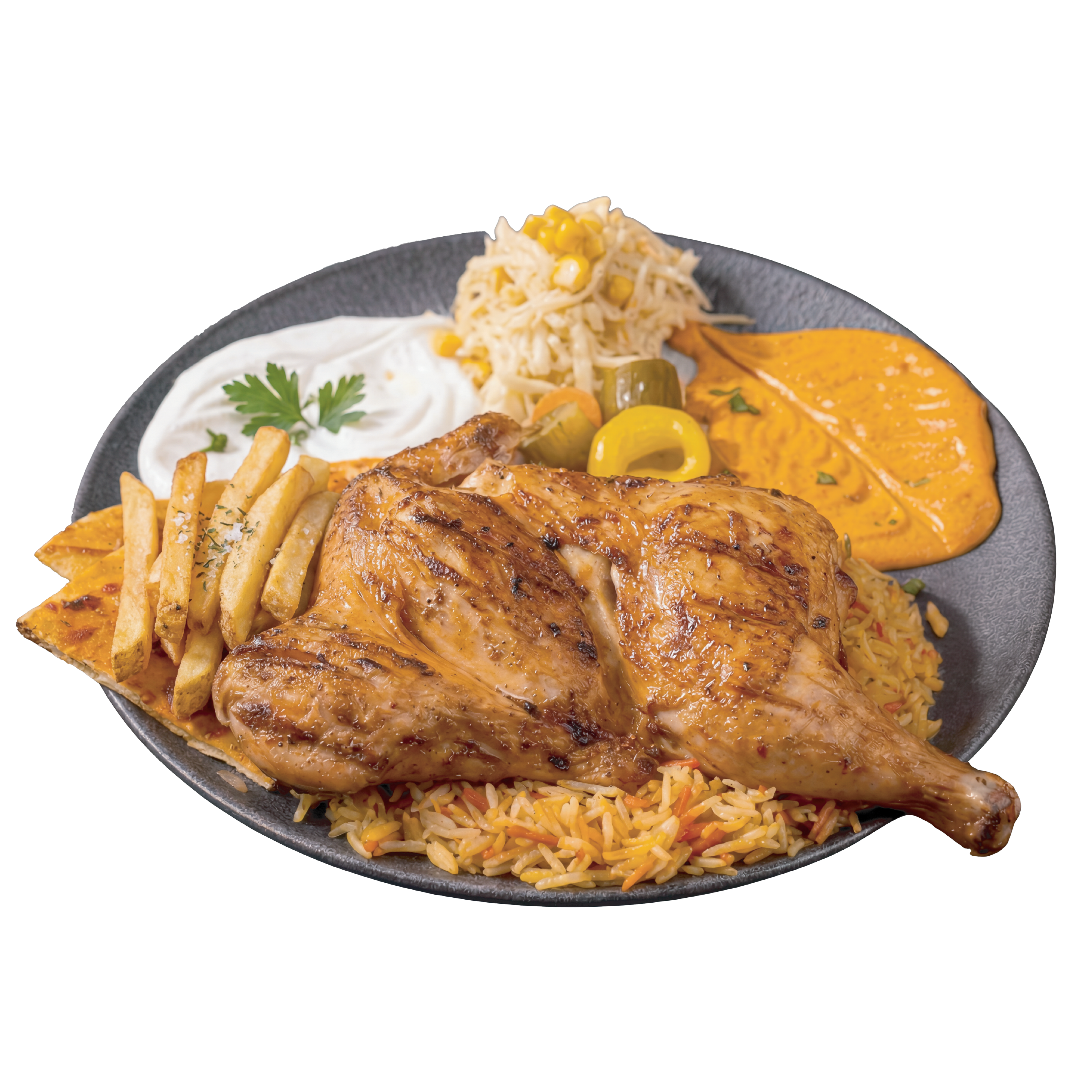 Halbes Grillhähnchen