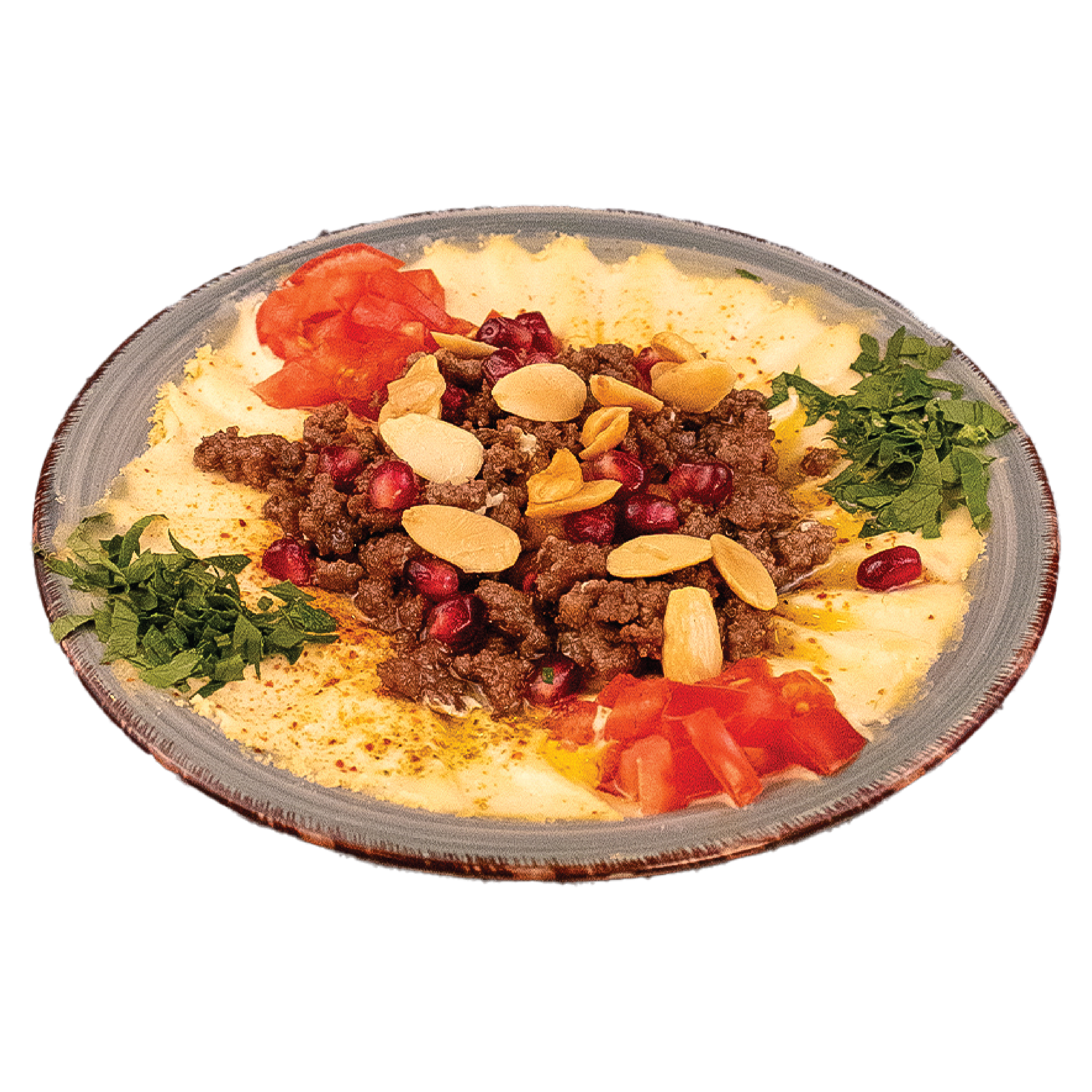 Hummus mit Fleisch